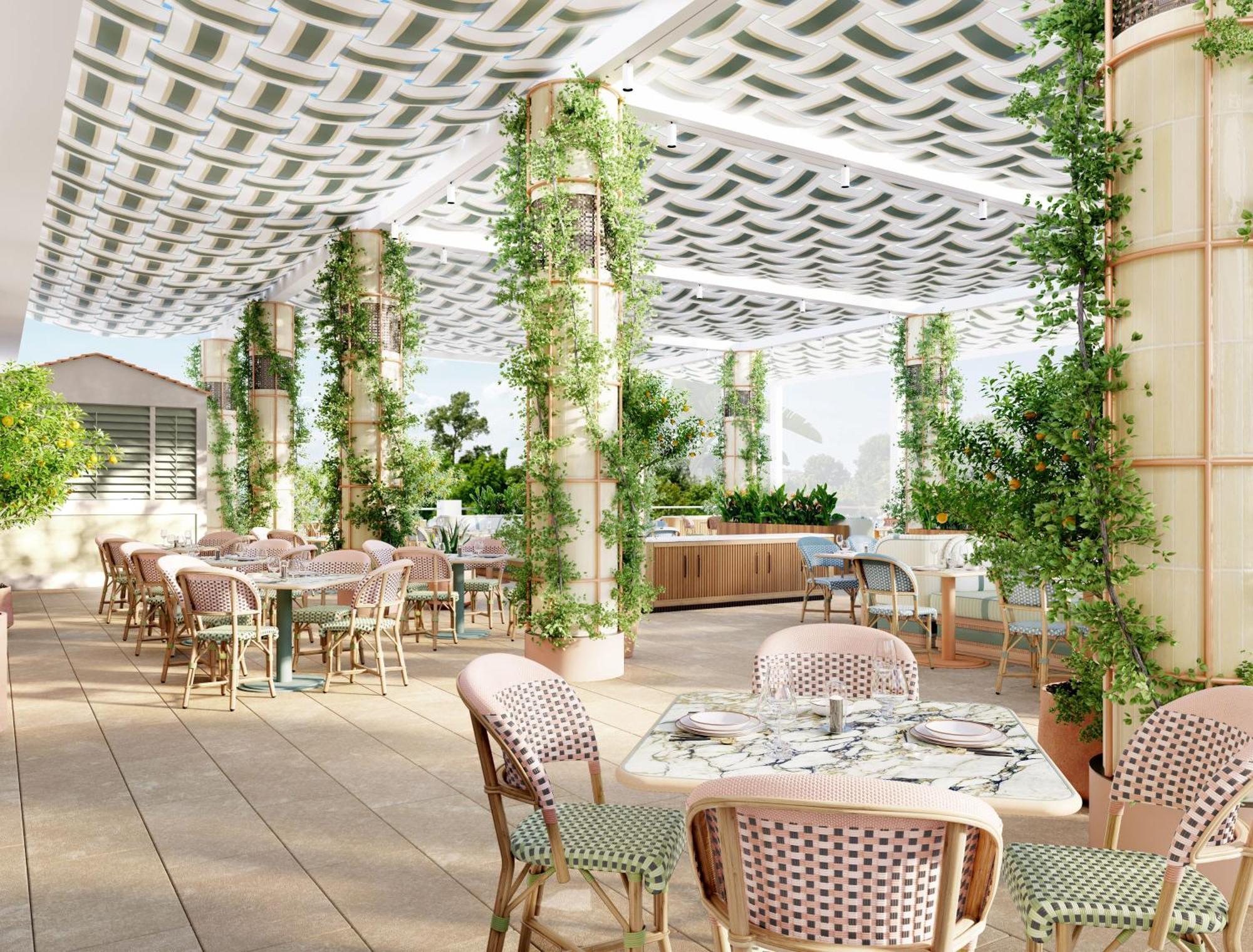 Don Carlos มาร์เบยา ภายนอก รูปภาพ The rooftop garden